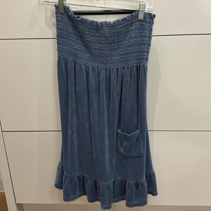 Juicy couture terry cloth strapless coverup size small